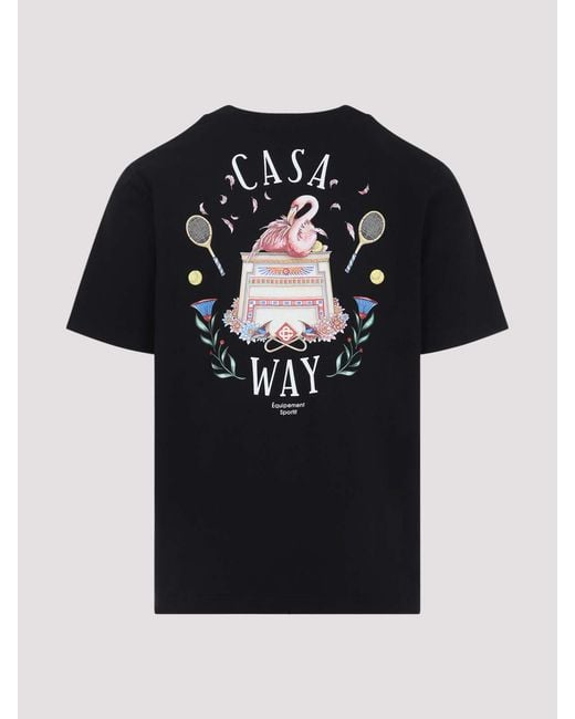 Casablanca Black Casa Way T-Shirt for men