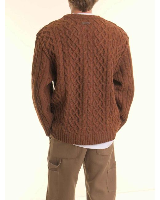 Moschino Brown Sweater for men