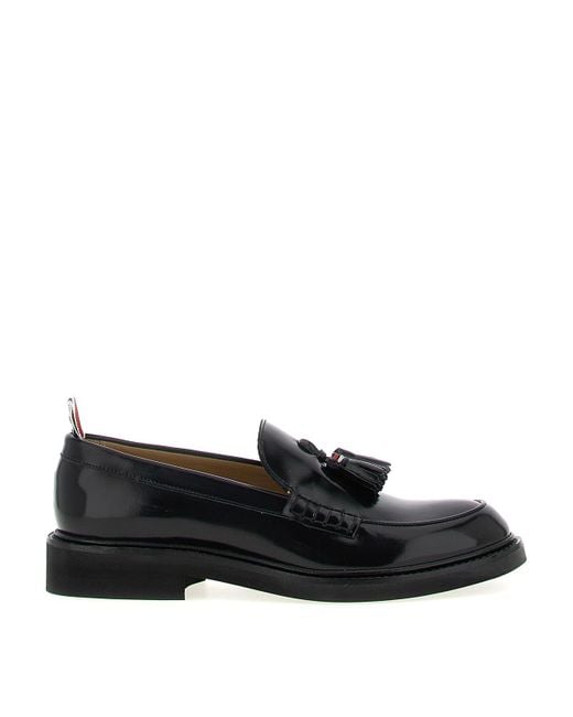 Thom Browne Black Tassel Loafers