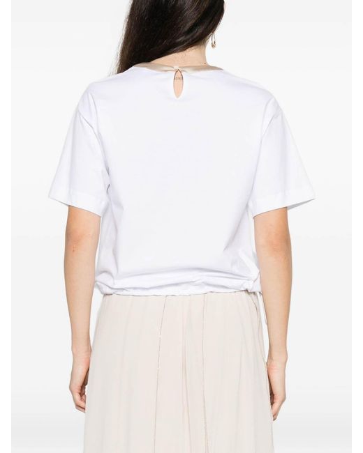 Peserico White T-Shirt