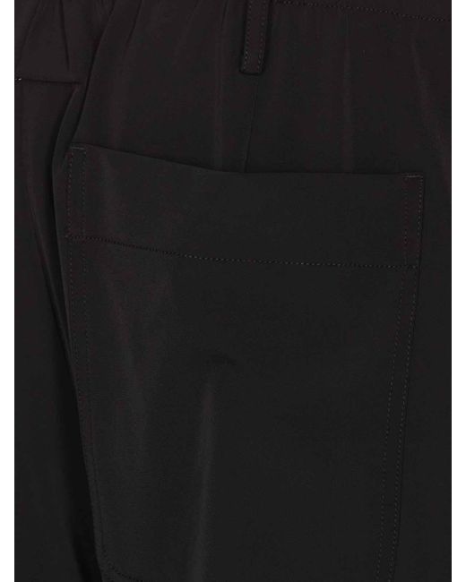 MM6 by Maison Martin Margiela Black Pants With Frontal Button And Zip for men