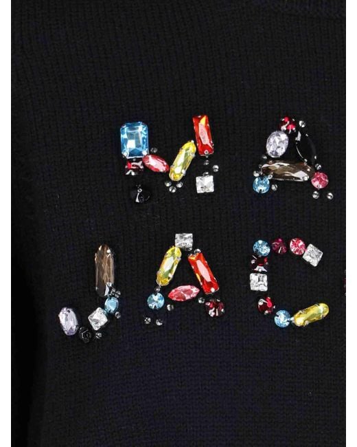 Marc Jacobs Black Sweater With Gems