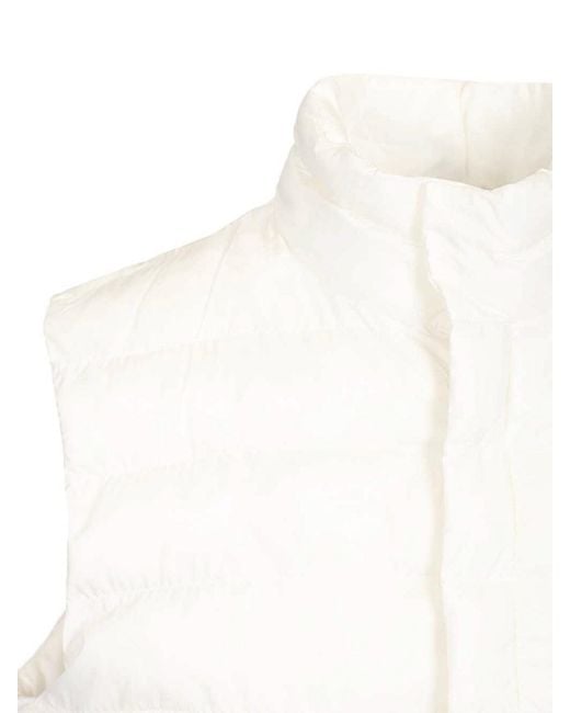 Herno White Padded Vest for men