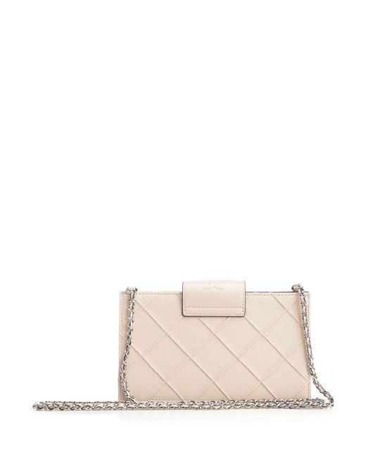 Tory Burch Natural Chain Wallet