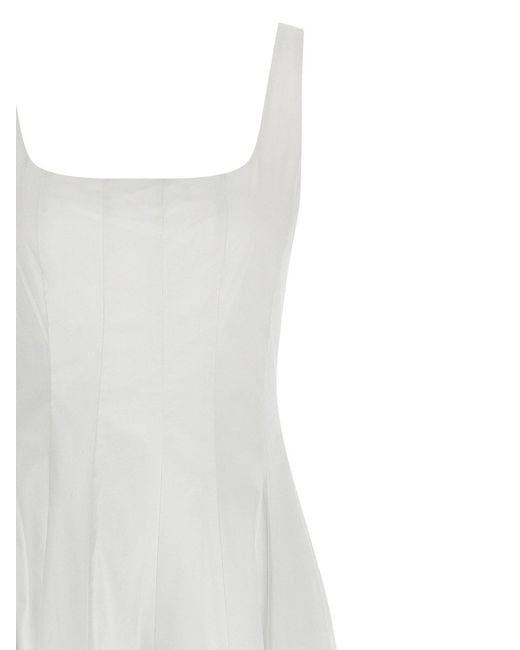Staud White Wells Dress