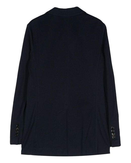 Circolo 1901 Black Double-breasted Pique Jacket