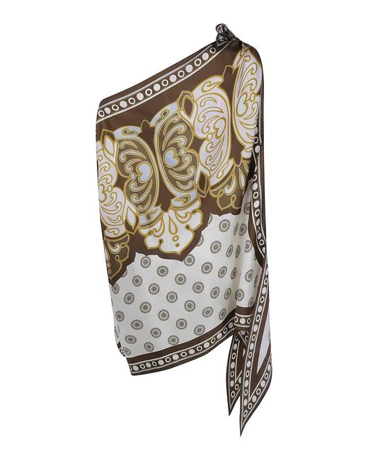 LaDoubleJ Multicolor Full-On Foulard Top