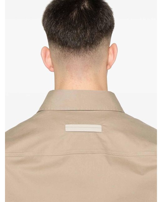 Zegna Natural Poplin Shirt for men
