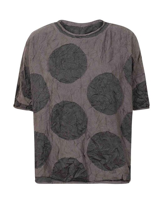 Yohji Yamamoto Gray Patterned Shirt