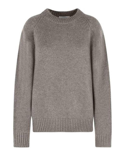 Lisa Yang Gray Anine' Sweater