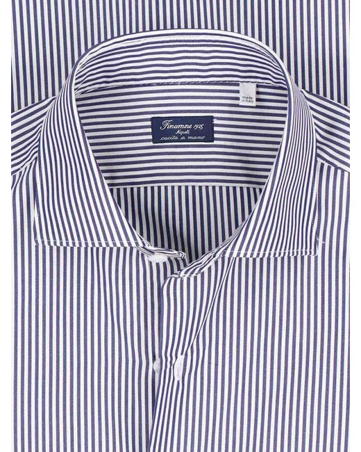 Finamore 1925 Blue Shirt for men