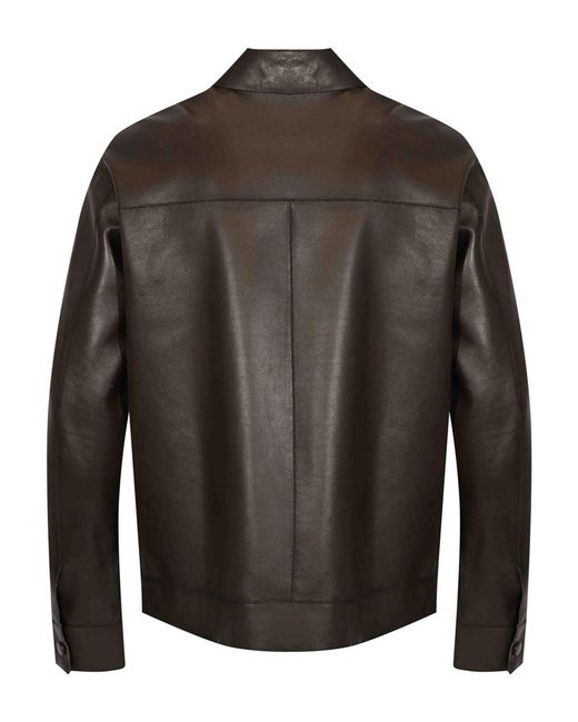 Leather Authority Black Alicante Leather Jacket for men