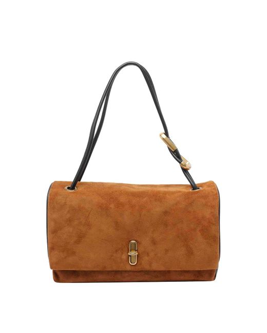 Marc Jacobs Brown Large Calf Leather Shoulder Bag