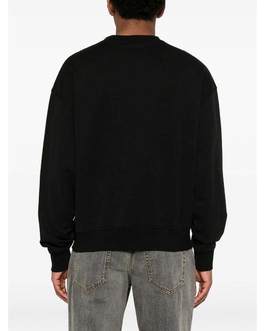 Palm Angels Black Sweatshirt for men