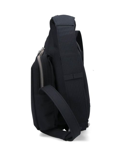 Adererror Black Large Logo Shoulder Bag for men