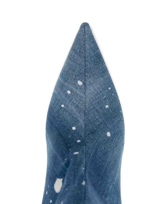 DSquared² Blue X Bettter Heeled Denim Boots