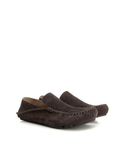 Loewe Brown Driving Moccasins for men