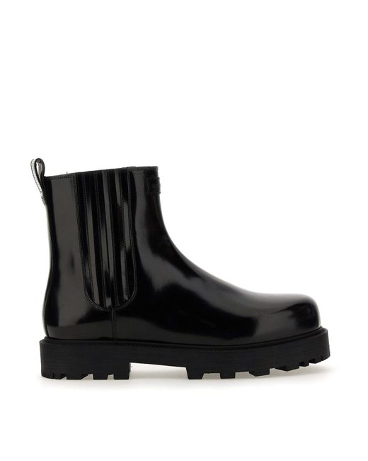 Givenchy Black Leather Boot for men