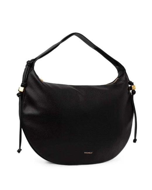 Coccinelle Black Handbag Grained Leather Noir
