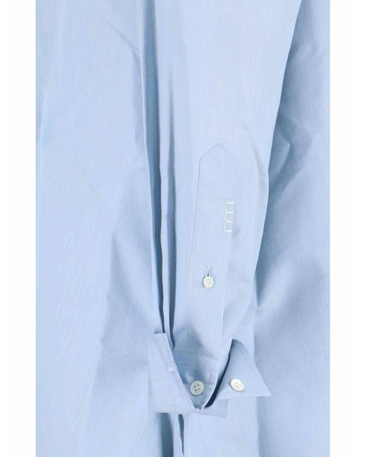 J.W. Anderson Blue Classic Anchor Embroidered Shirt Dress