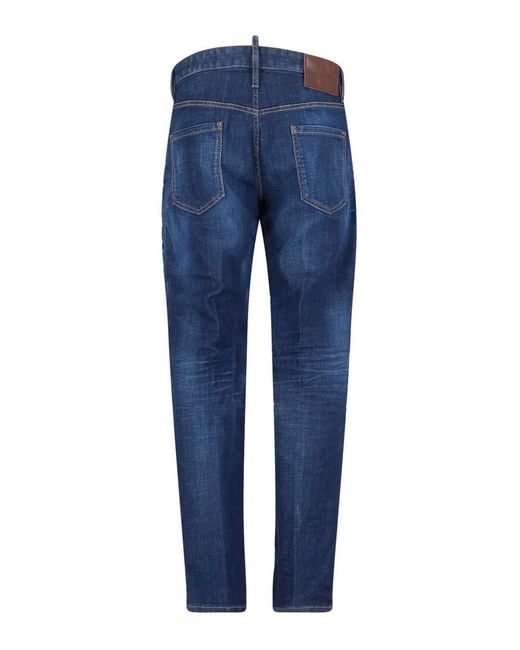DSquared² Blue Jeans Logo for men