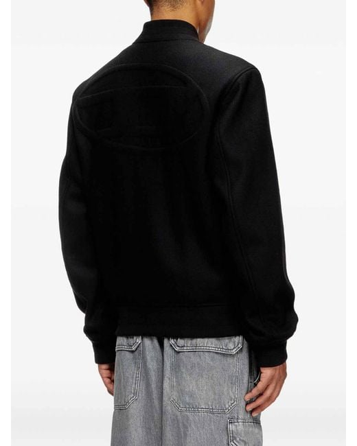 DIESEL Black 'J-Arry' Bomber Jacket for men