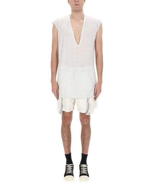 Rick Owens White T-Shirt Dylan T for men