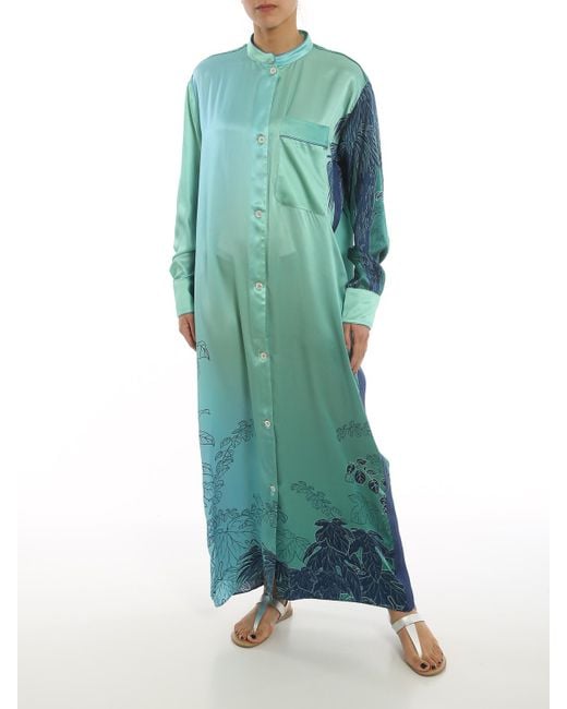 F.R.S For Restless Sleepers Green Galene Dress