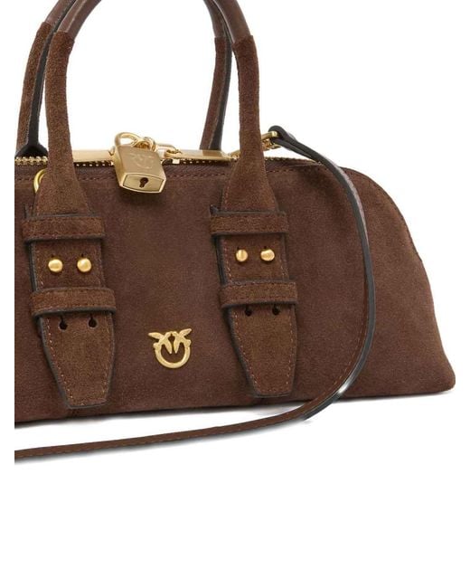 Pinko Brown Tote Bag
