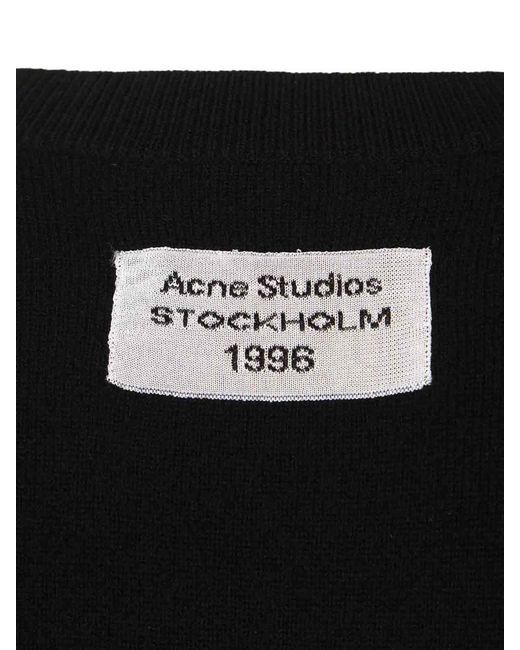 Acne Black Cashmere Sweater for men