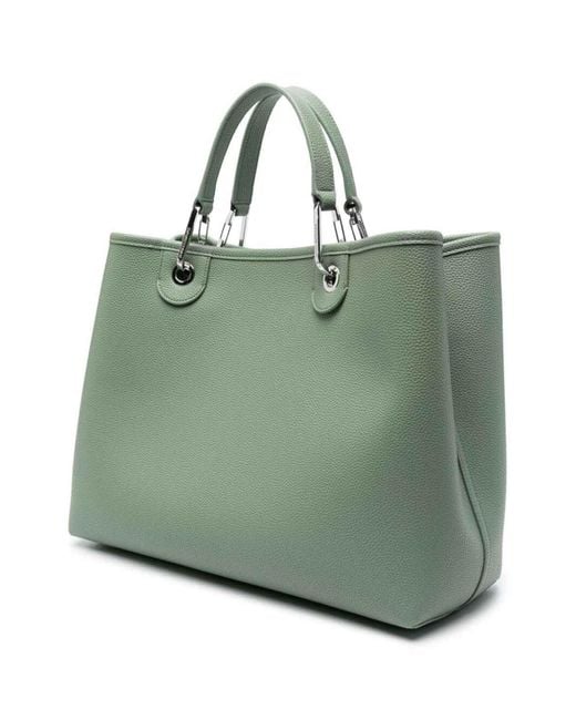 Emporio Armani Green Shopping Bag
