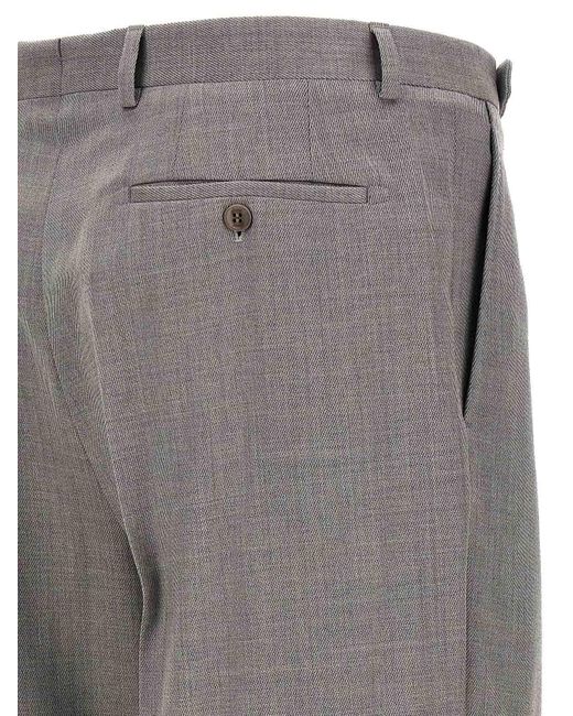 Brioni Gray Capri Pants for men
