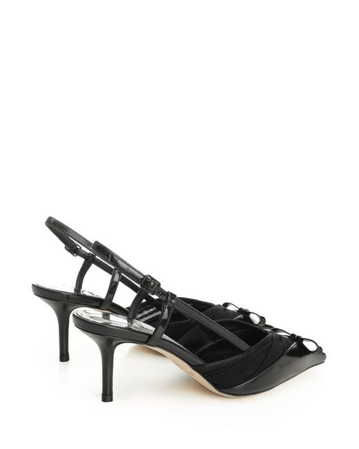 Jimmy Choo Black Afia Mesh Dcollet 65