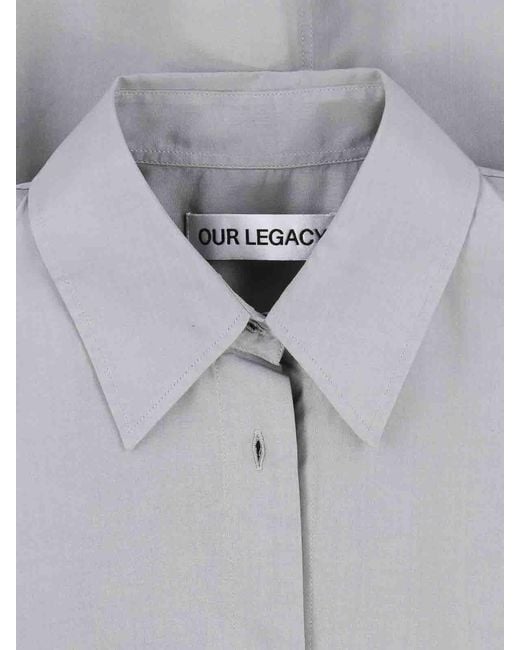Our Legacy Gray Flux Shirt