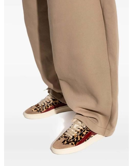 DSquared² Brown Printed Rider Sneakers
