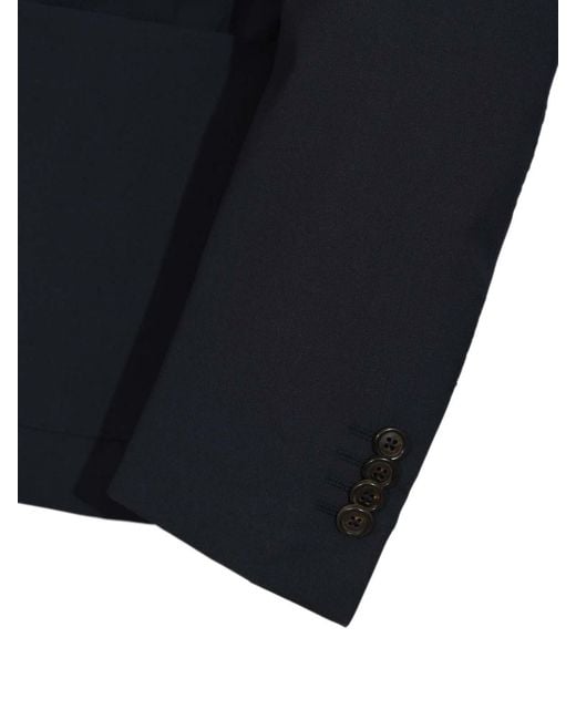 Corneliani Blue Single-Breasted Jacket for men