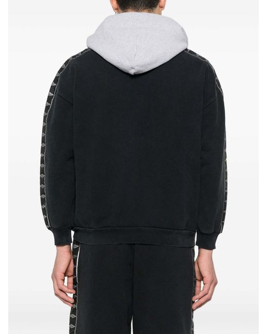 Balenciaga Black Cotton Hoodie for men