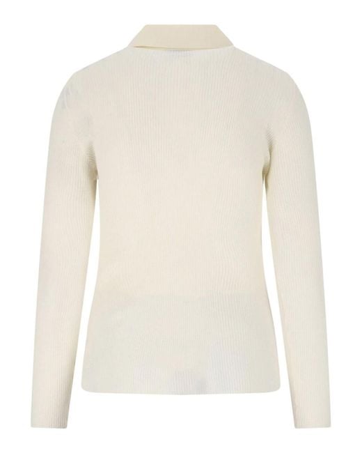 Moncler White Top Cotton