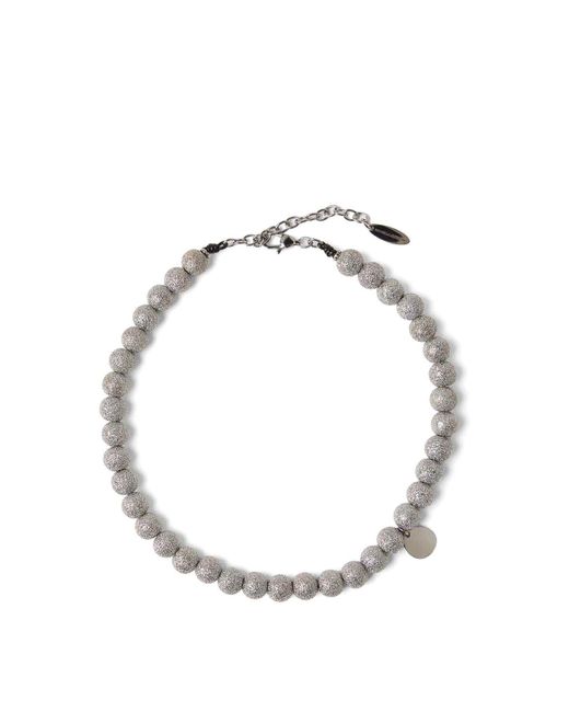 Brunello Cucinelli Metallic Choker With Beads