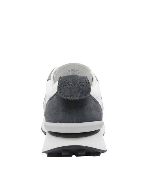 Lanvin White Bumpr Sneakers for men