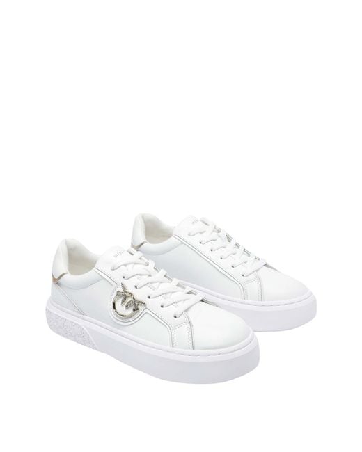 Pinko White Yoko 06 Sneakers