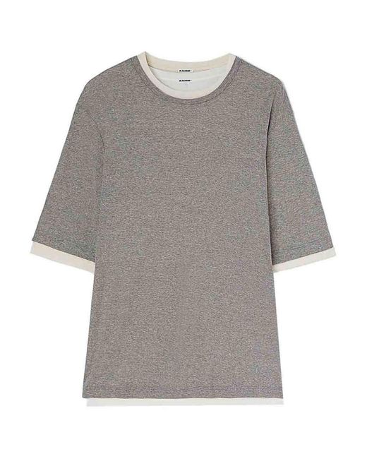 Jil Sander Gray T-shirt for men