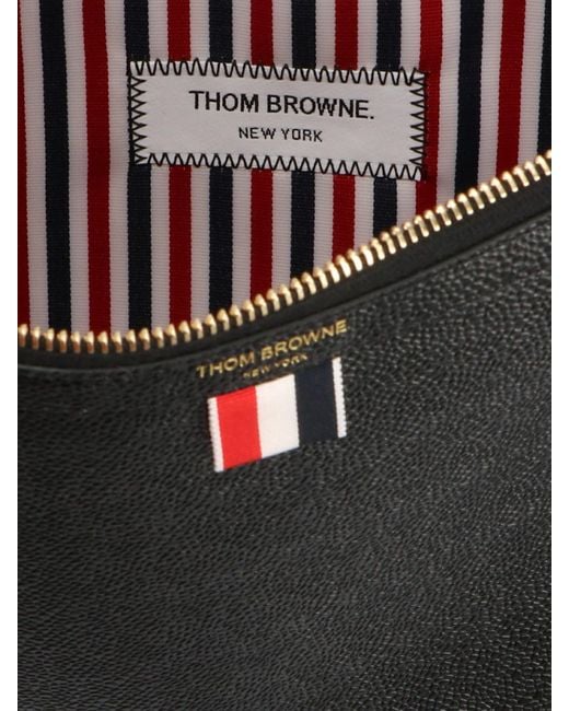 Thom Browne Black Gusset Folio Document Holder for men