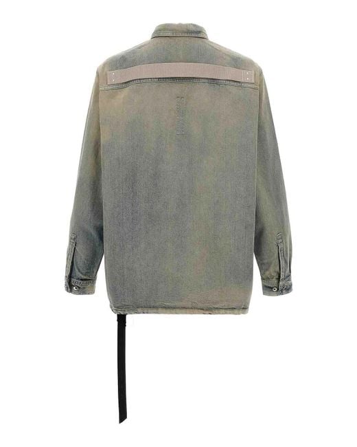 Rick Owens Gray Jacket for men