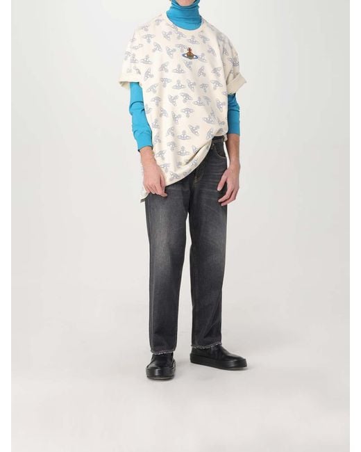 Vivienne Westwood White Oversized Tshirt for men