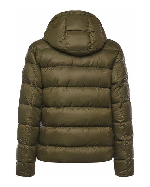 Fay Green Double-Front Down Jacket for men