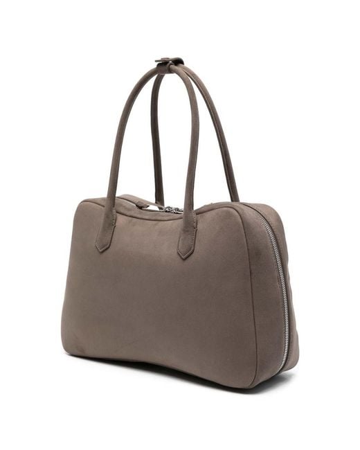 Emporio Armani Brown Leather Shoulder Bag
