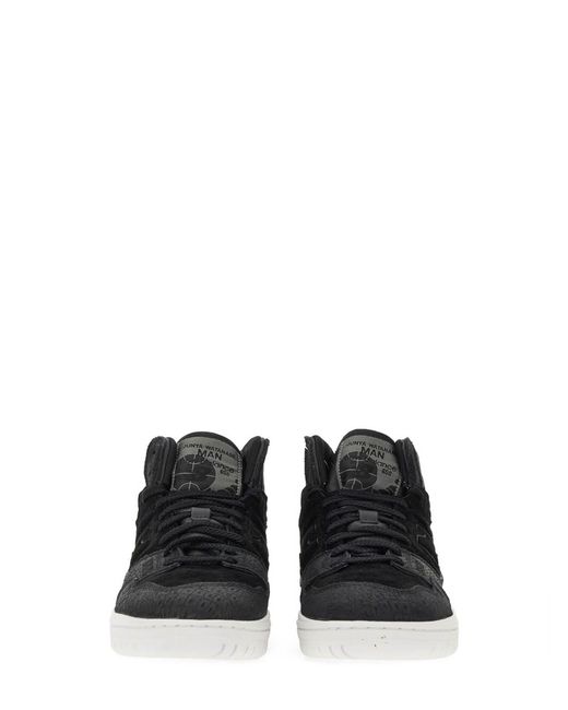Junya Watanabe Black Leather Sneakers for men