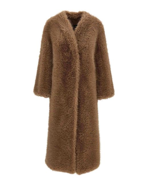 BB COUTURE Brown Biscuit Ecofur Coat