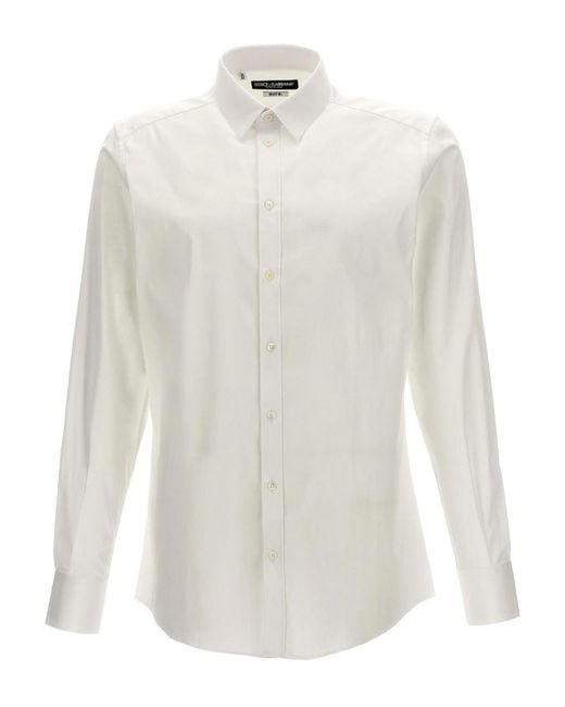 Dolce & Gabbana White Cotton Blend for men